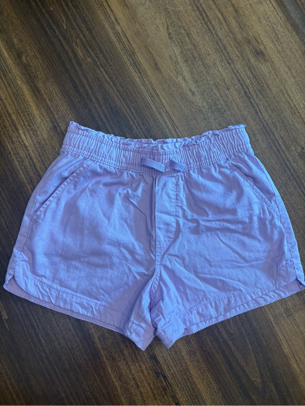 Gap kids girls Lavender Elastic-Waist Casual Shorts medium 7/8